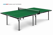 Теннисный стол Sunny Light Outdoor green- облегченная модель всепогодного теннисного стола, экономичный вариант